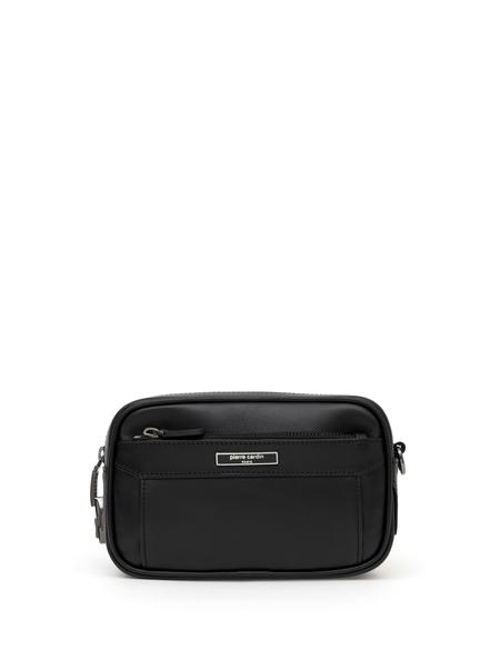 Erkek Siyah Deri El Çantası - 50286469002