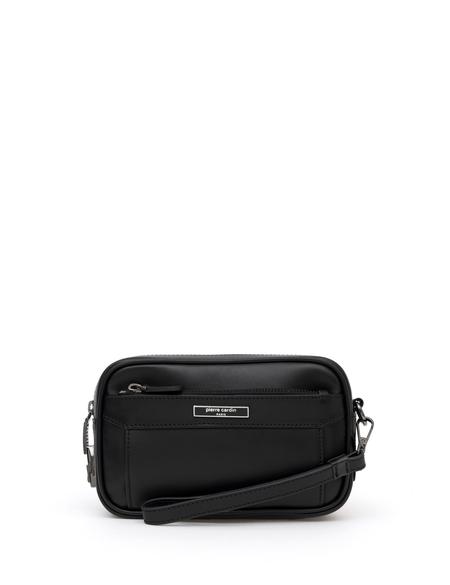 Erkek Siyah Deri El Çantası - 50286469002