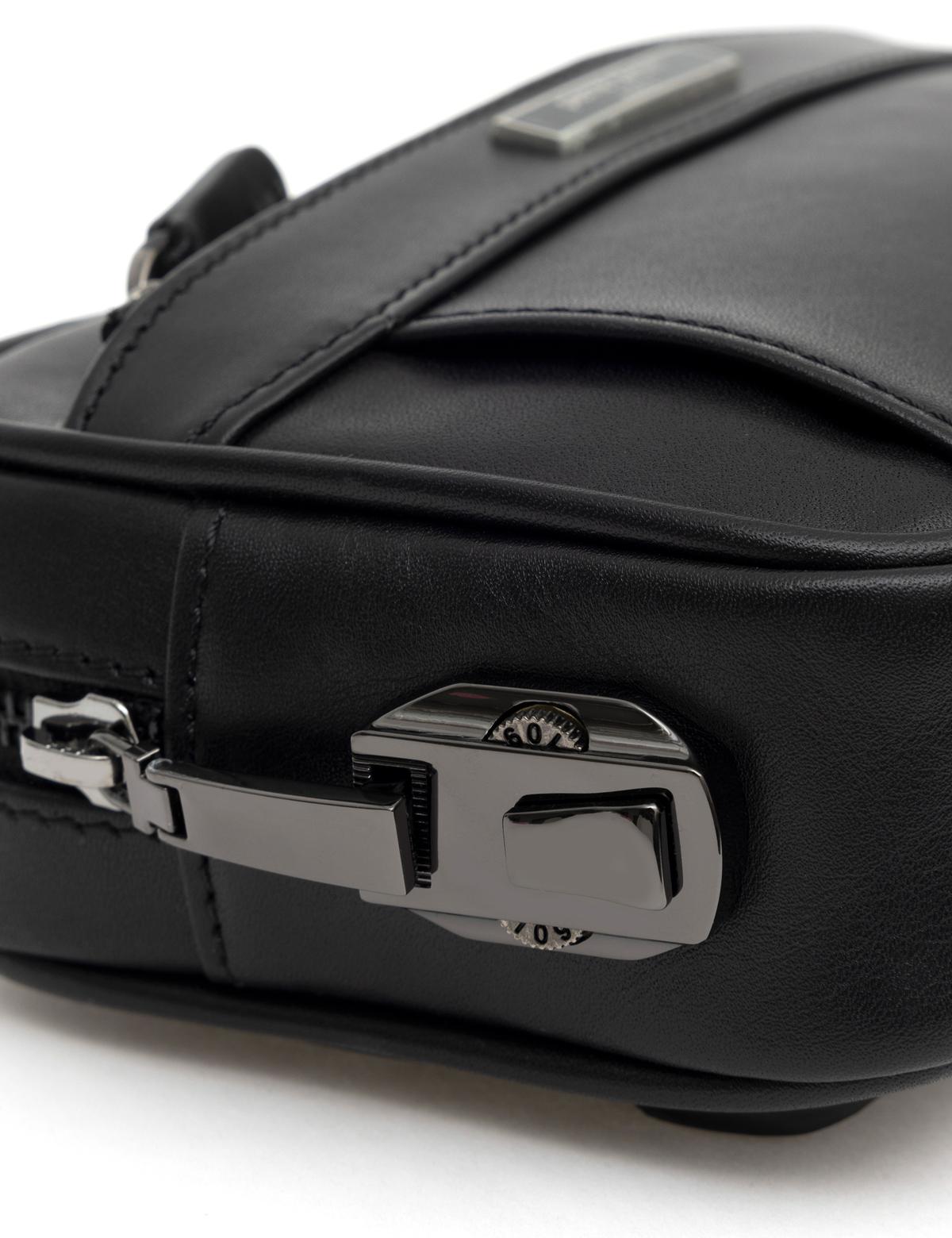 Erkek Siyah Deri El Çantası - 50286469002