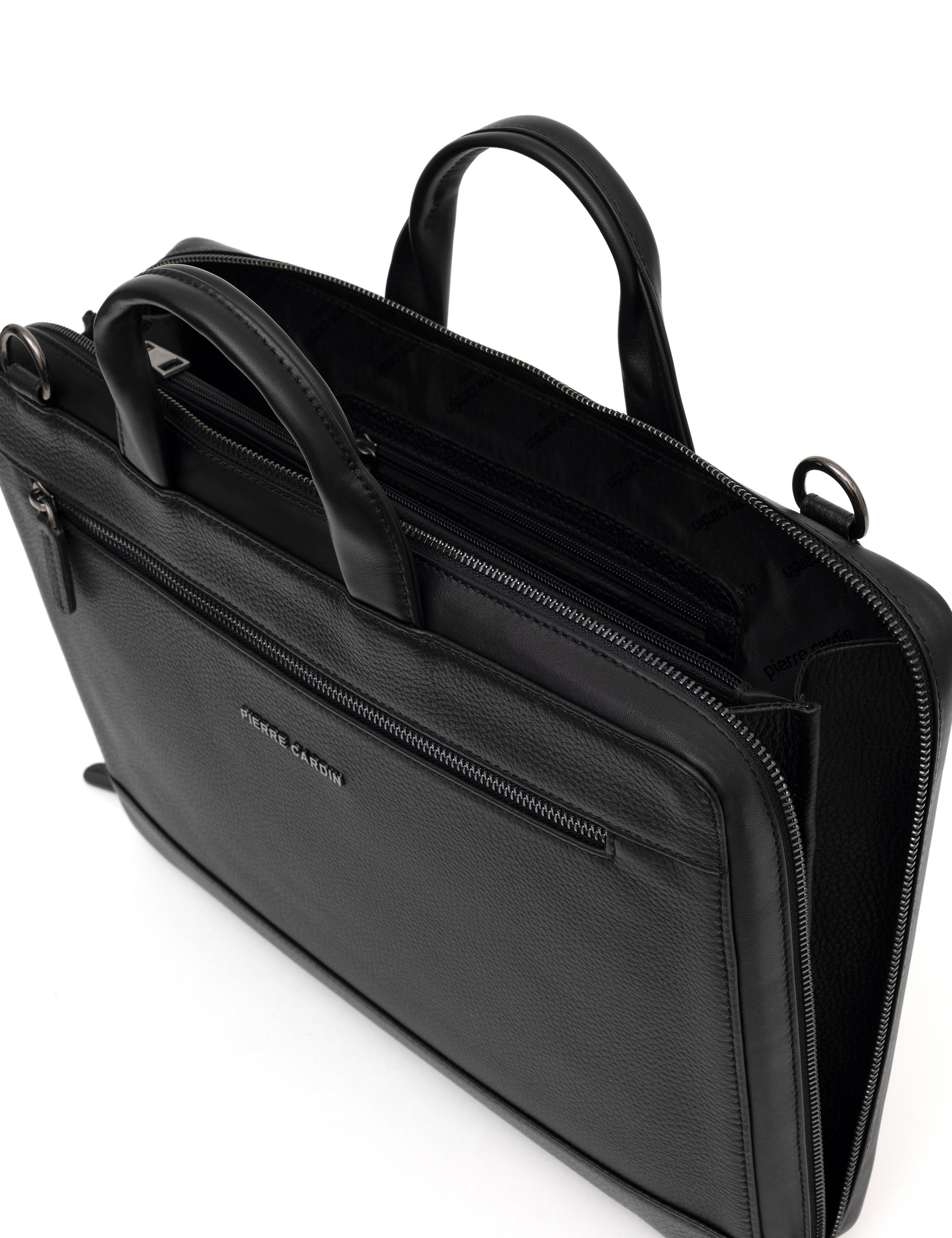 Erkek %100 Deri Siyah Evrak Çantası