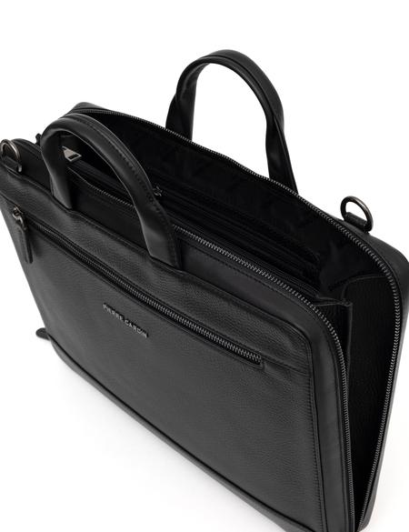 Erkek %100 Deri Siyah Evrak Çantası - 50288758003