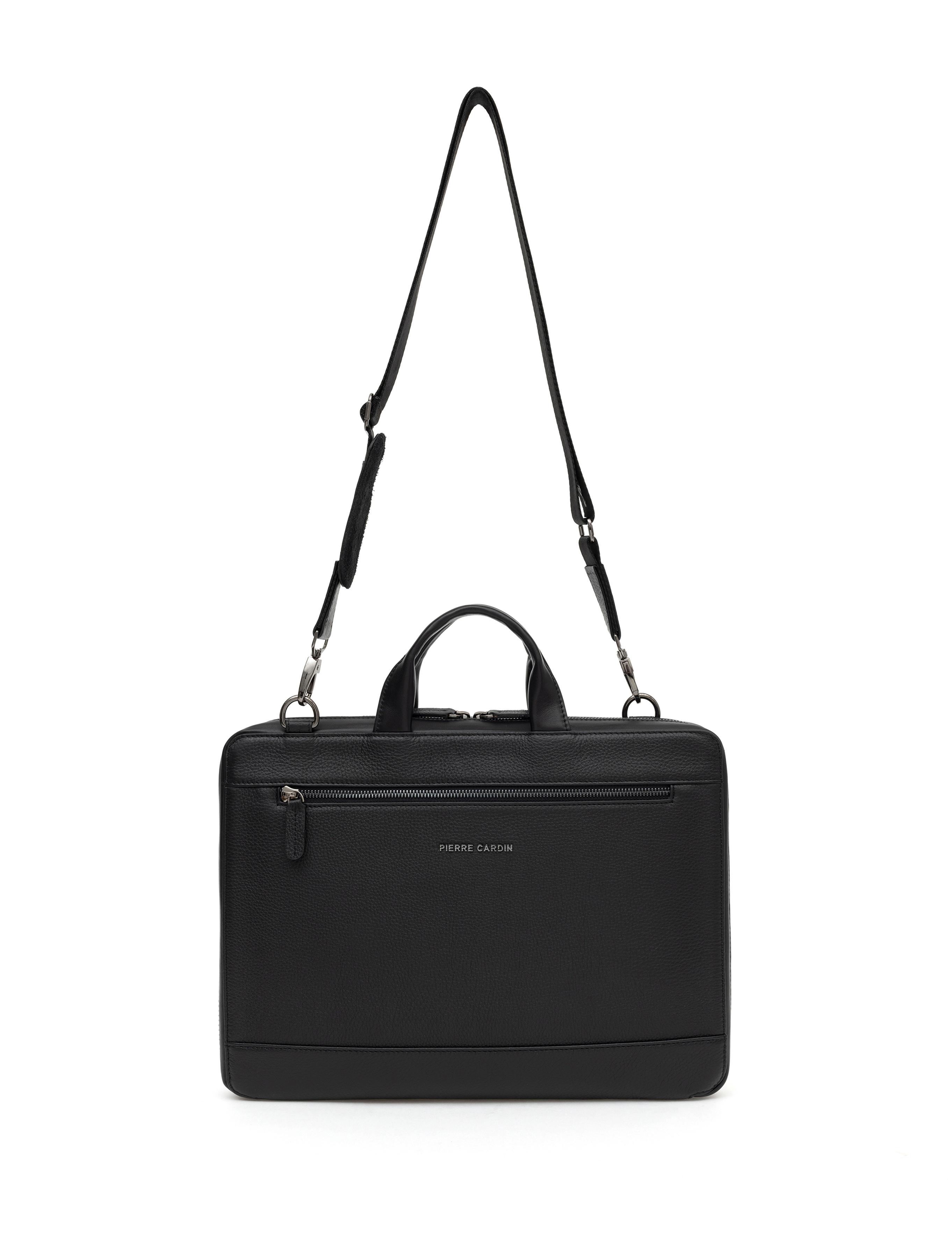 Erkek %100 Deri Siyah Evrak Çantası