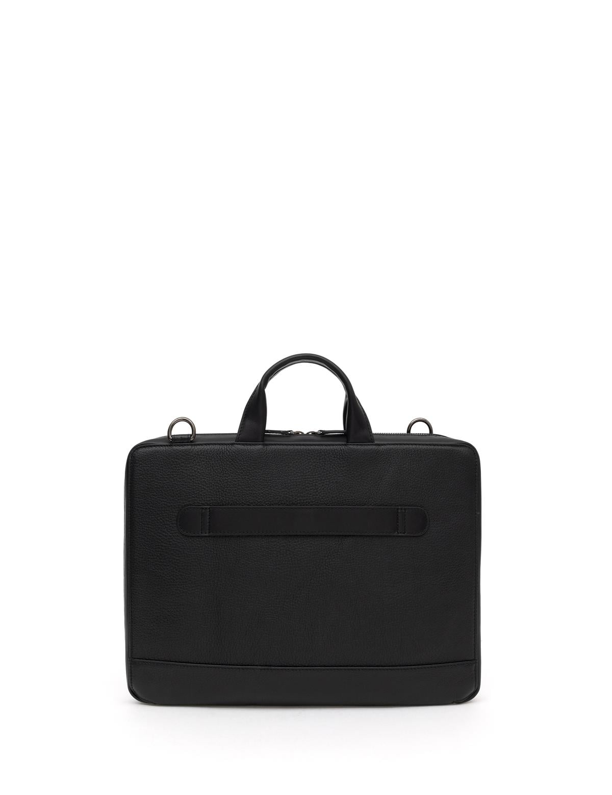 Erkek %100 Deri Siyah Evrak Çantası - 50288758003