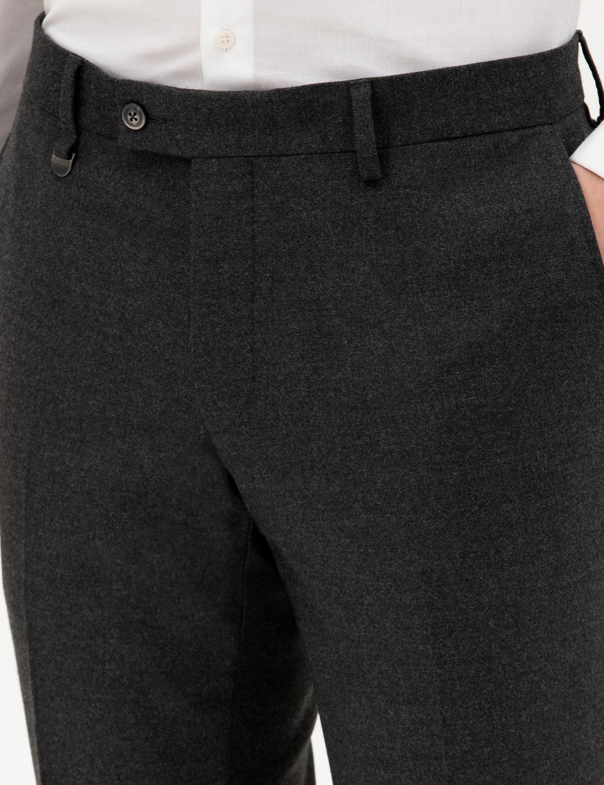 Antrasit Slim Fit Kumaş Pantolon - 50293433006