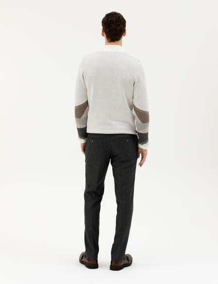 Antrasit Slim Fit Kumaş Pantolon - 50293433006
