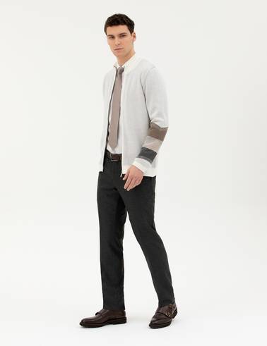 Antrasit Slim Fit Kumaş Pantolon