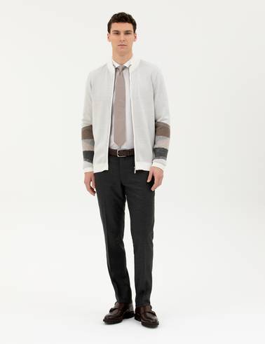 Antrasit Slim Fit Kumaş Pantolon