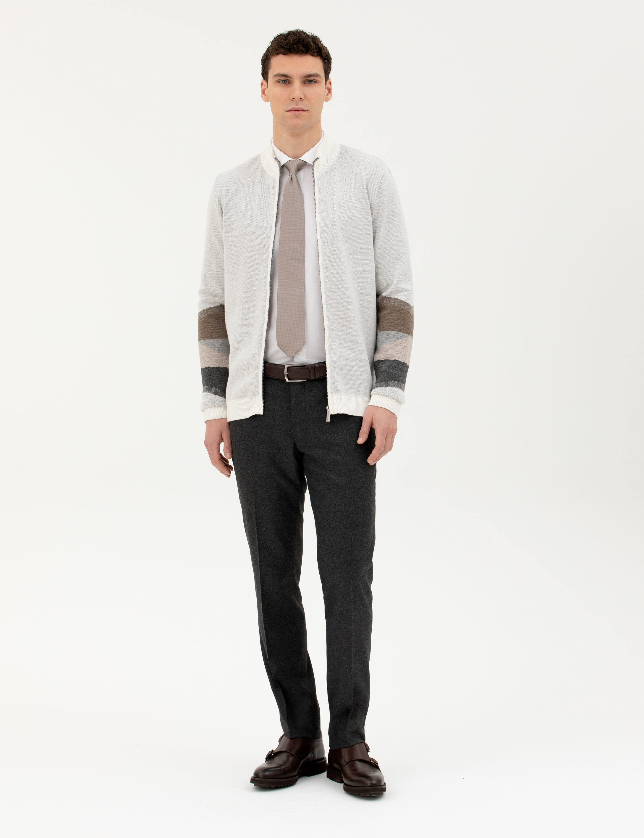 Antrasit Slim Fit Kumaş Pantolon