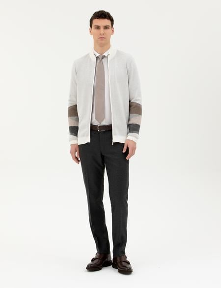 Antrasit Slim Fit Kumaş Pantolon - 50293433006