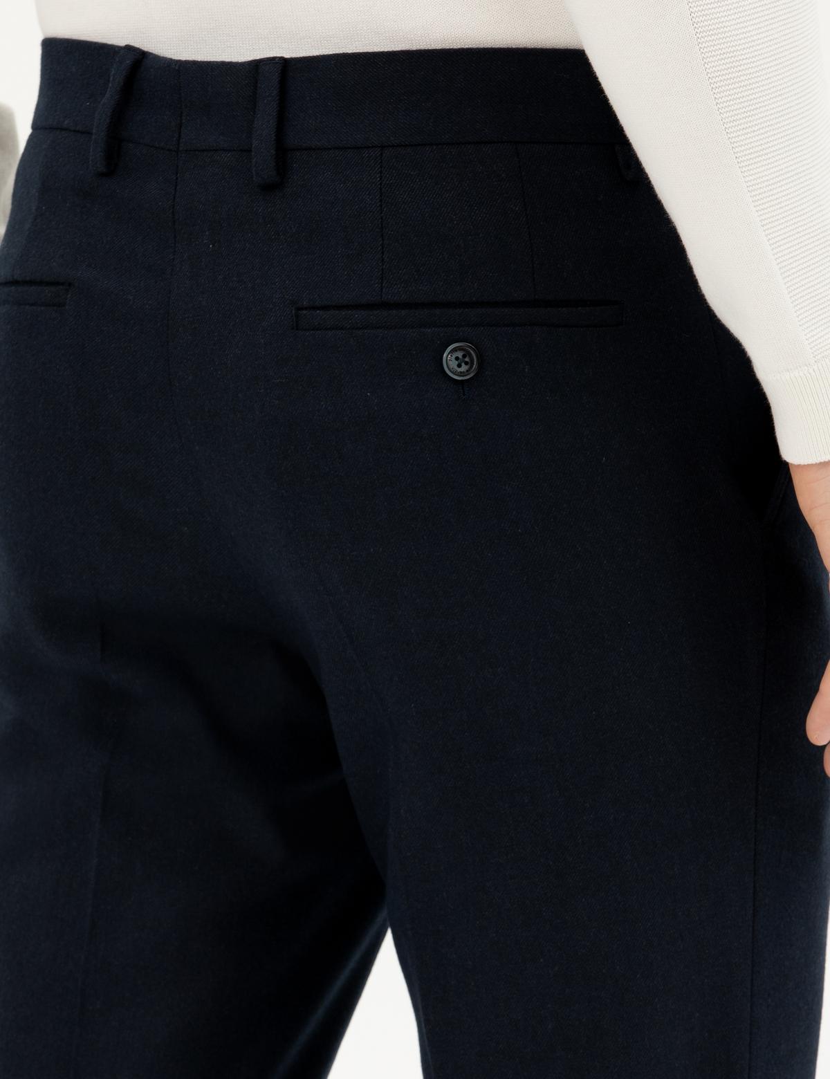 Lacivert Slim Fit Kumaş Pantolon - 50293433039