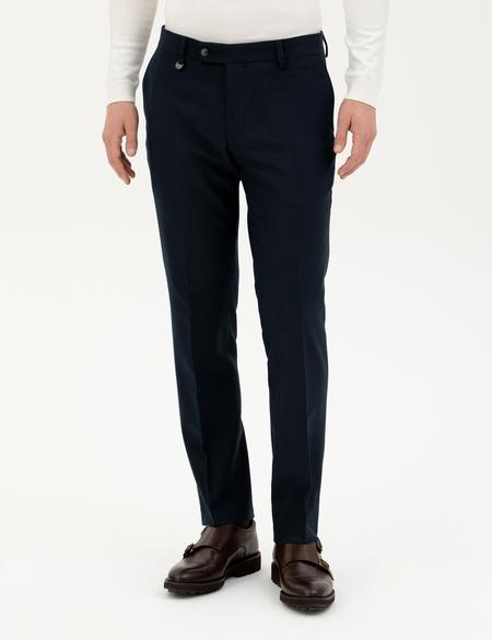 Lacivert Slim Fit Kumaş Pantolon - 50293433039