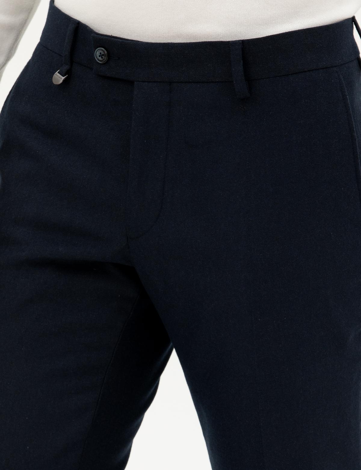 Lacivert Slim Fit Kumaş Pantolon - 50293433039