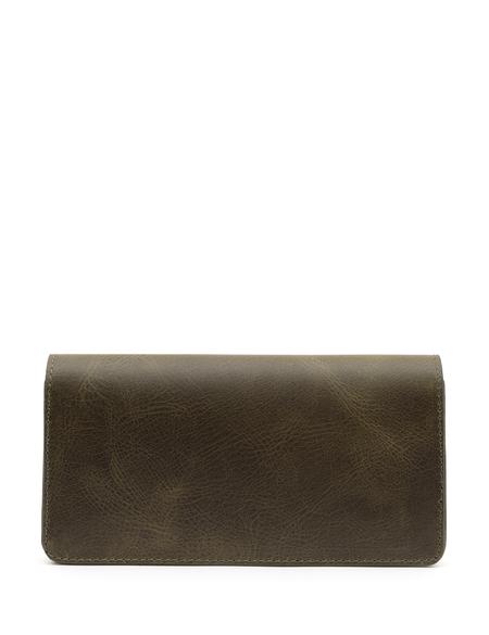 Erkek Haki Deri Kartlık - 50292375001