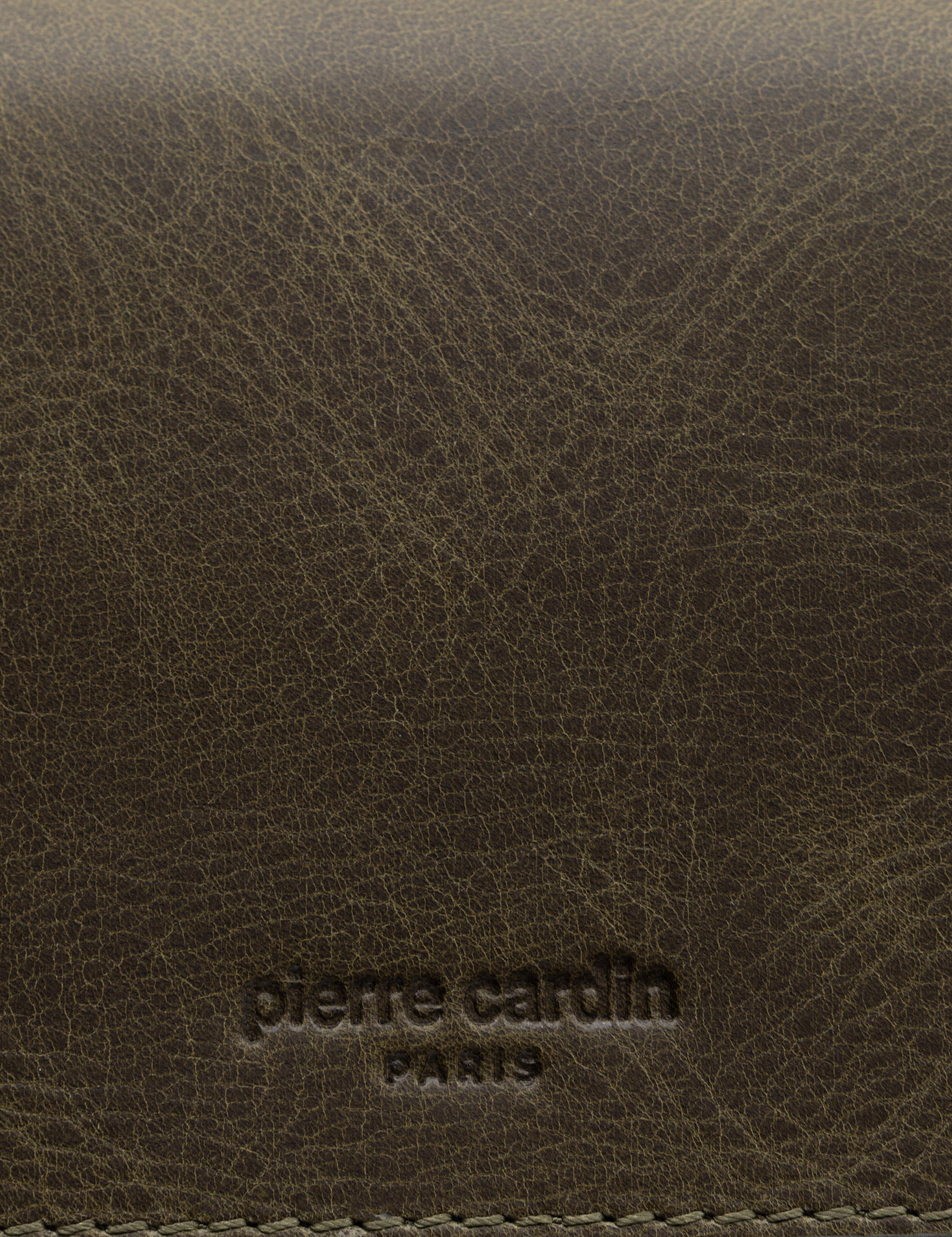 Erkek Haki Deri Kartlık