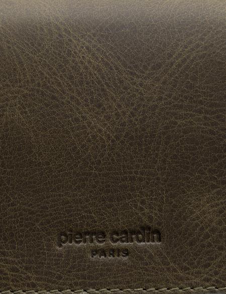 Erkek Haki Deri Kartlık - 50292375001