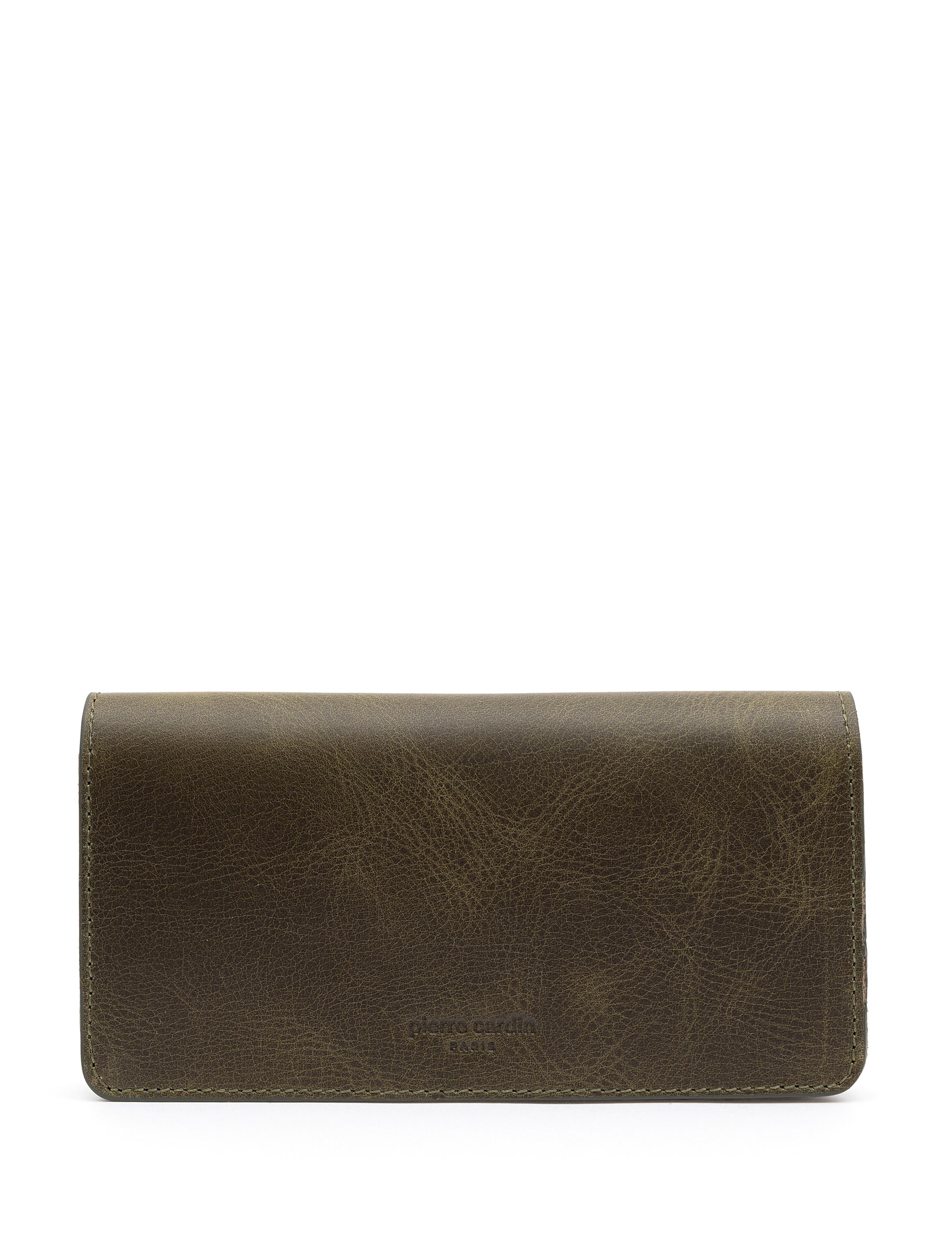 Erkek Haki Deri Kartlık