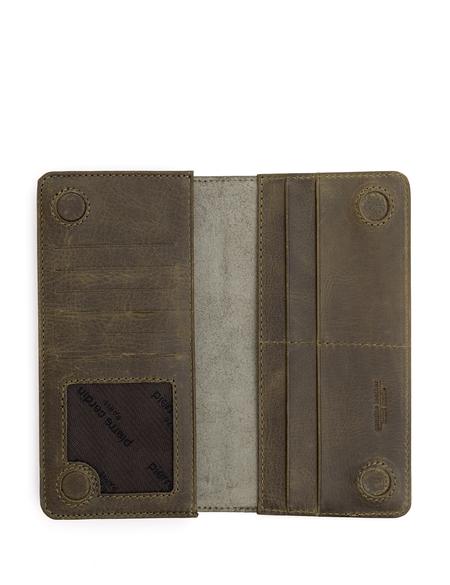 Erkek Haki Deri Kartlık - 50292375001