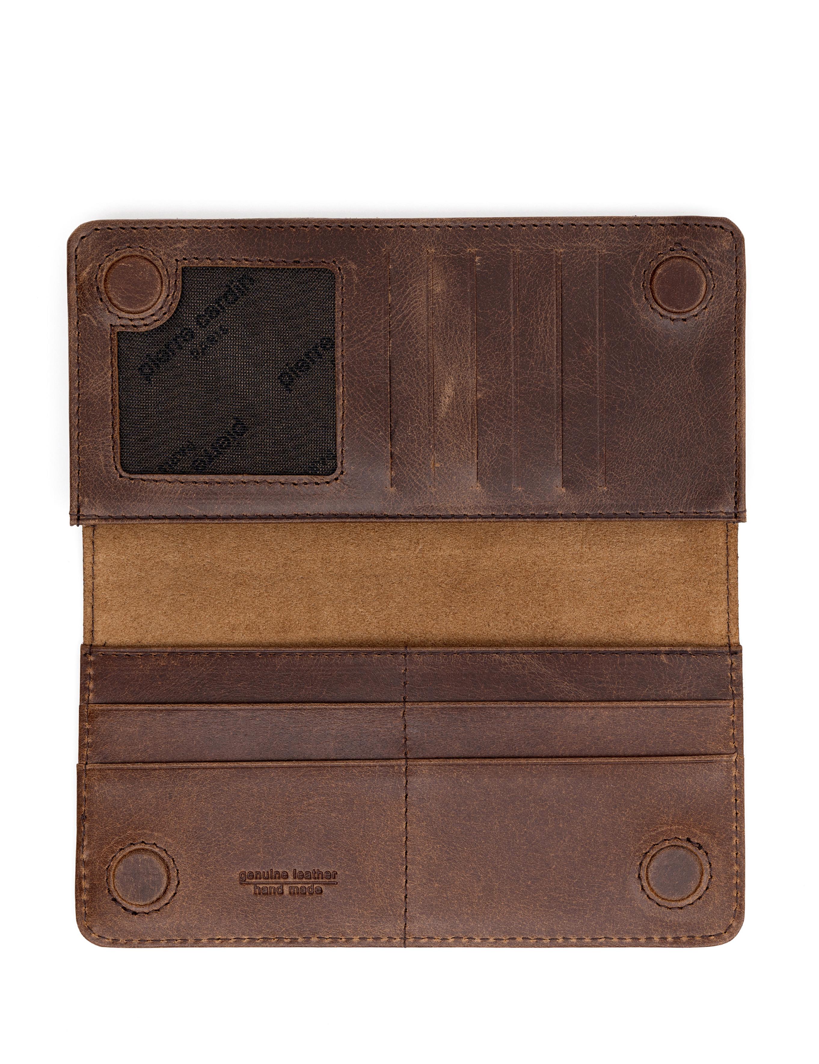 Erkek Kahverengi Deri Kartlık