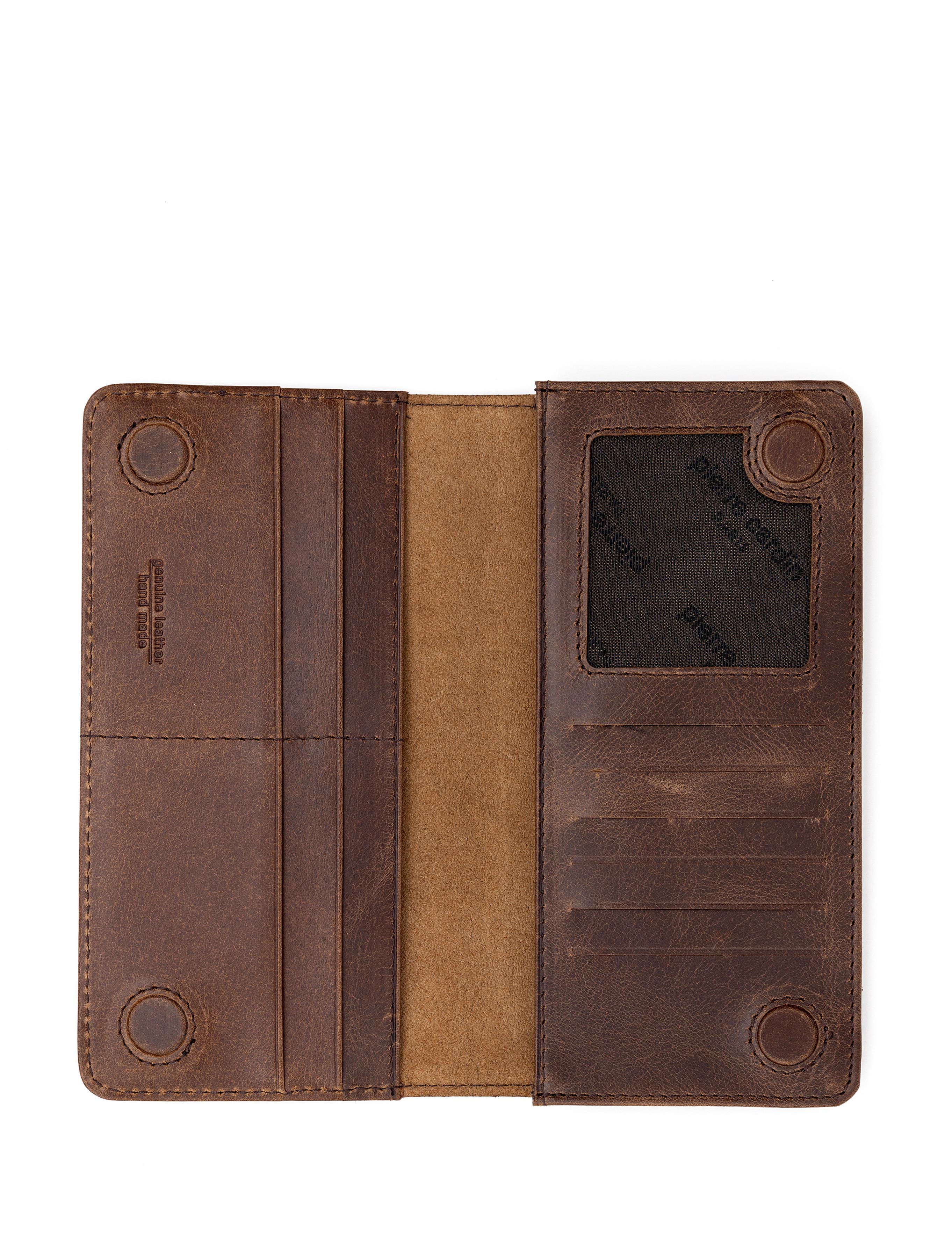 Erkek Kahverengi Deri Kartlık