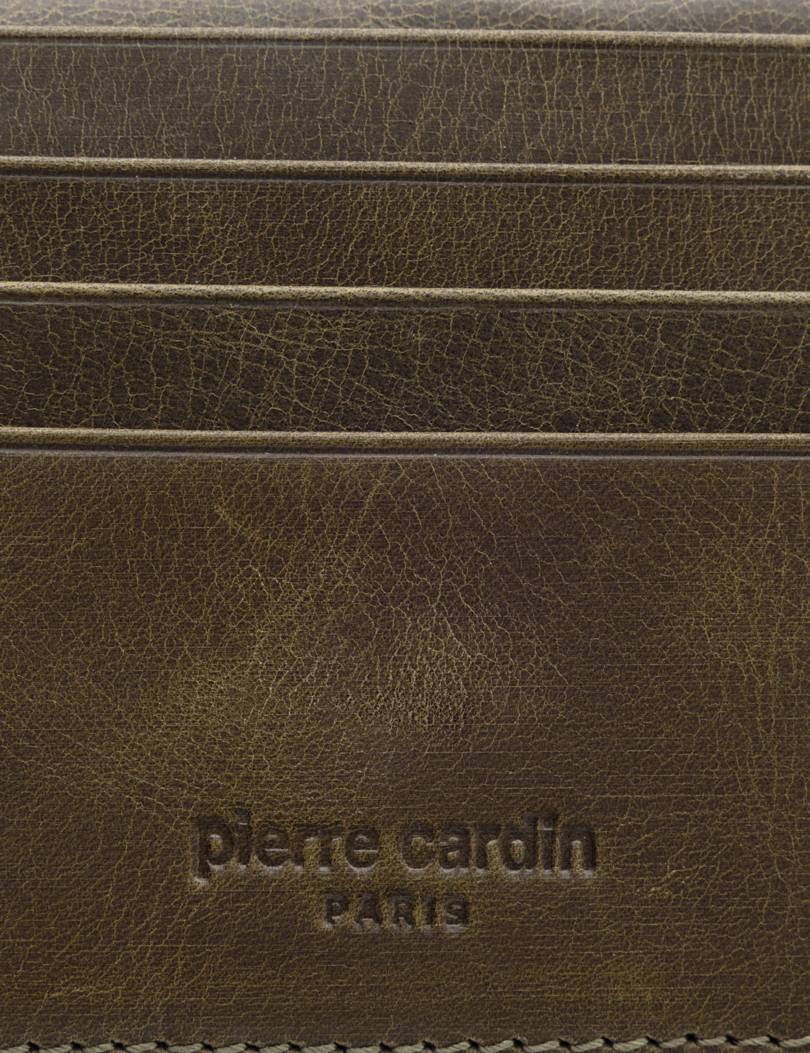 Erkek Haki Deri Cüzdan