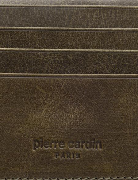 Erkek Haki Deri Cüzdan - 50292376001