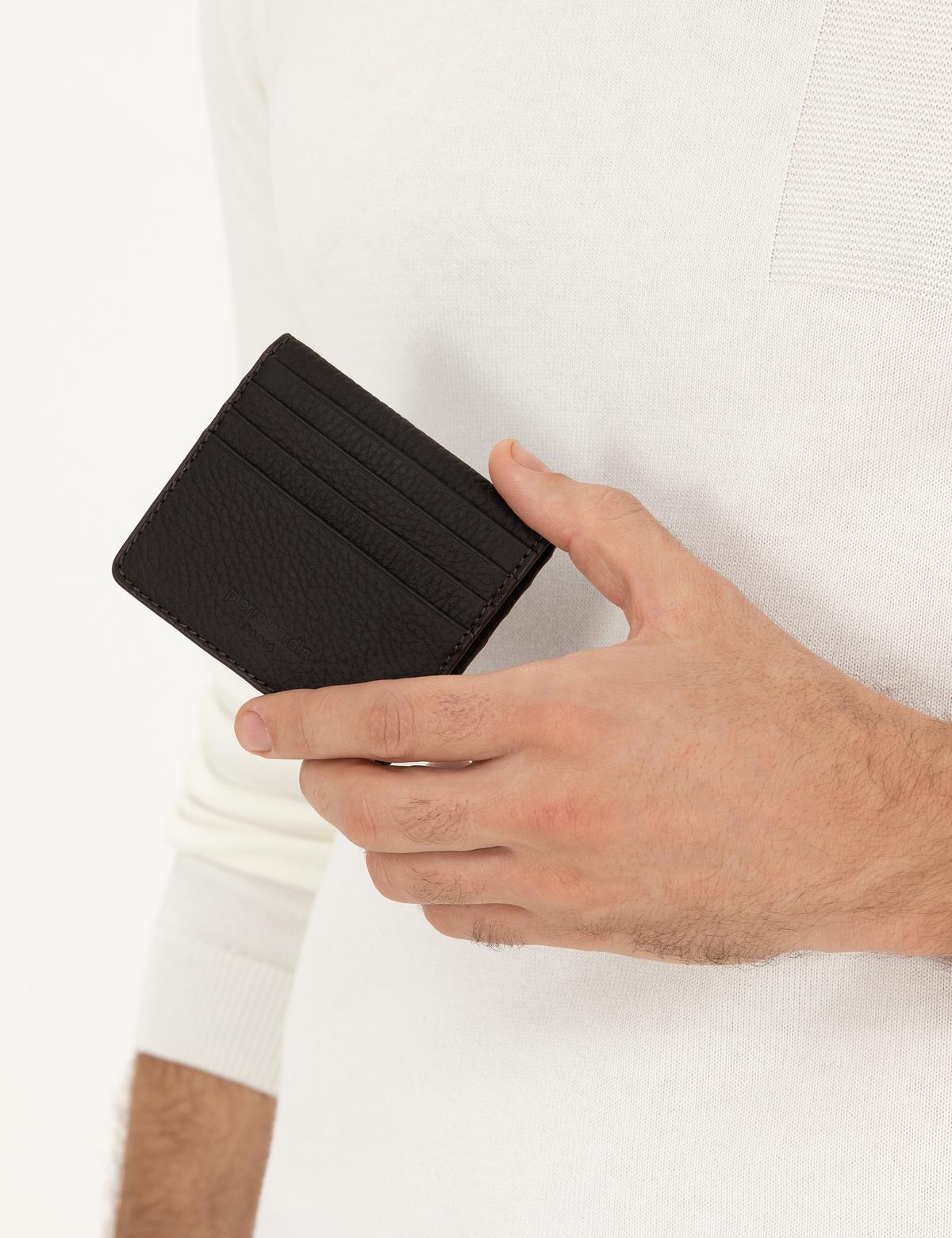 Erkek Kahverengi Deri Cüzdan