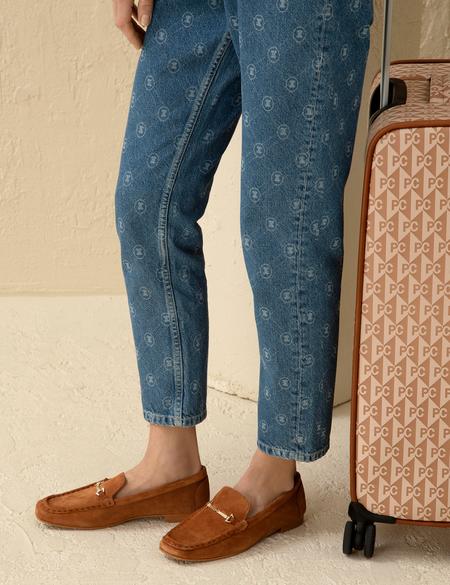 Taba Süet Deri Loafer - 50286510042