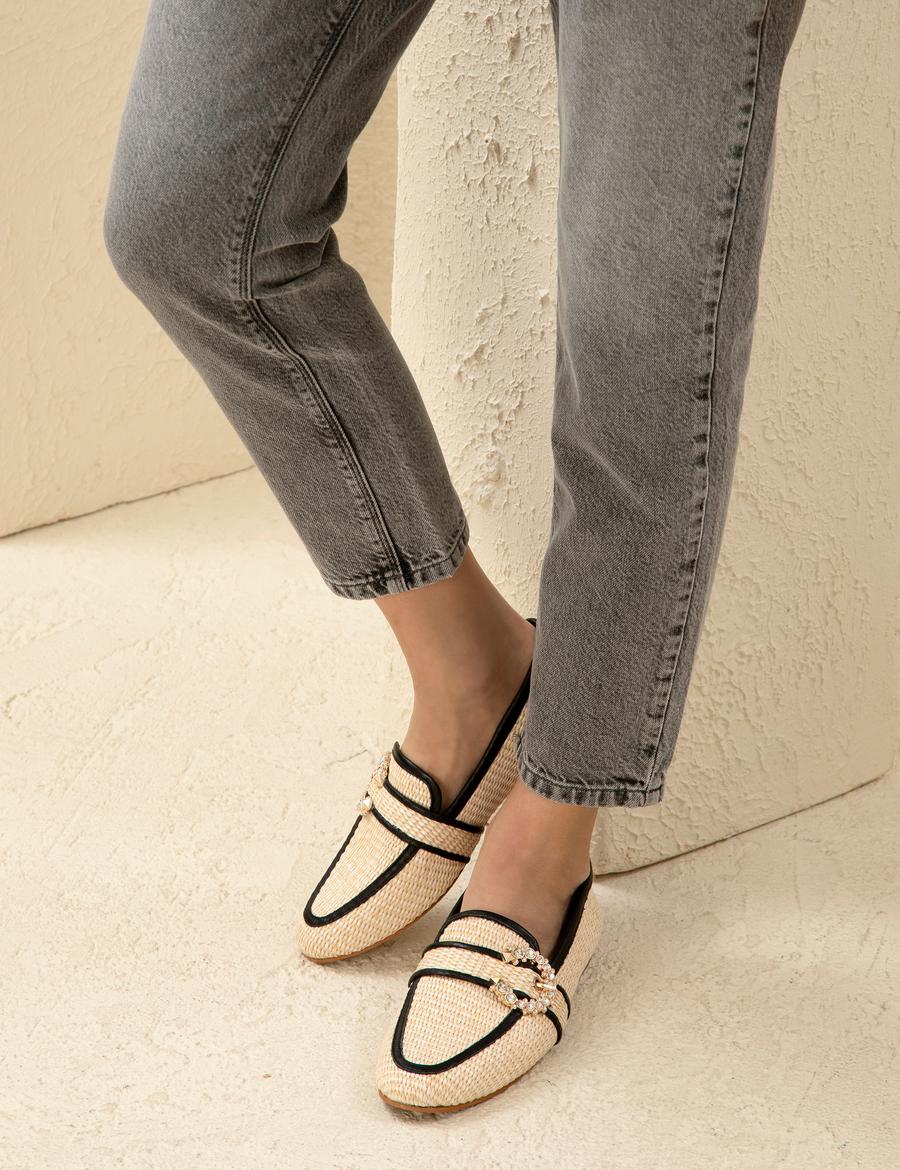 Bej Loafer