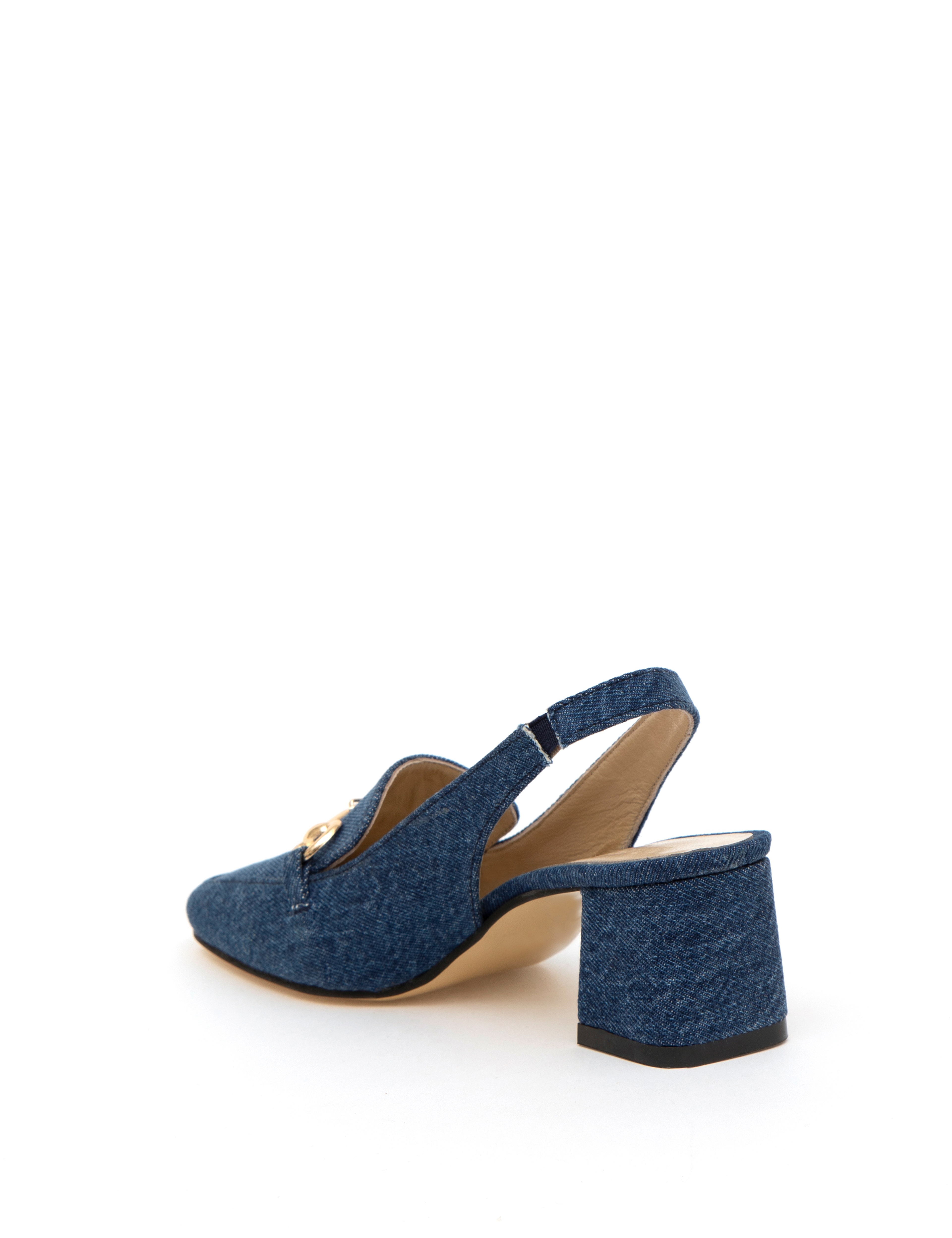 Denim Topuklu Ayakkabı - Image 6