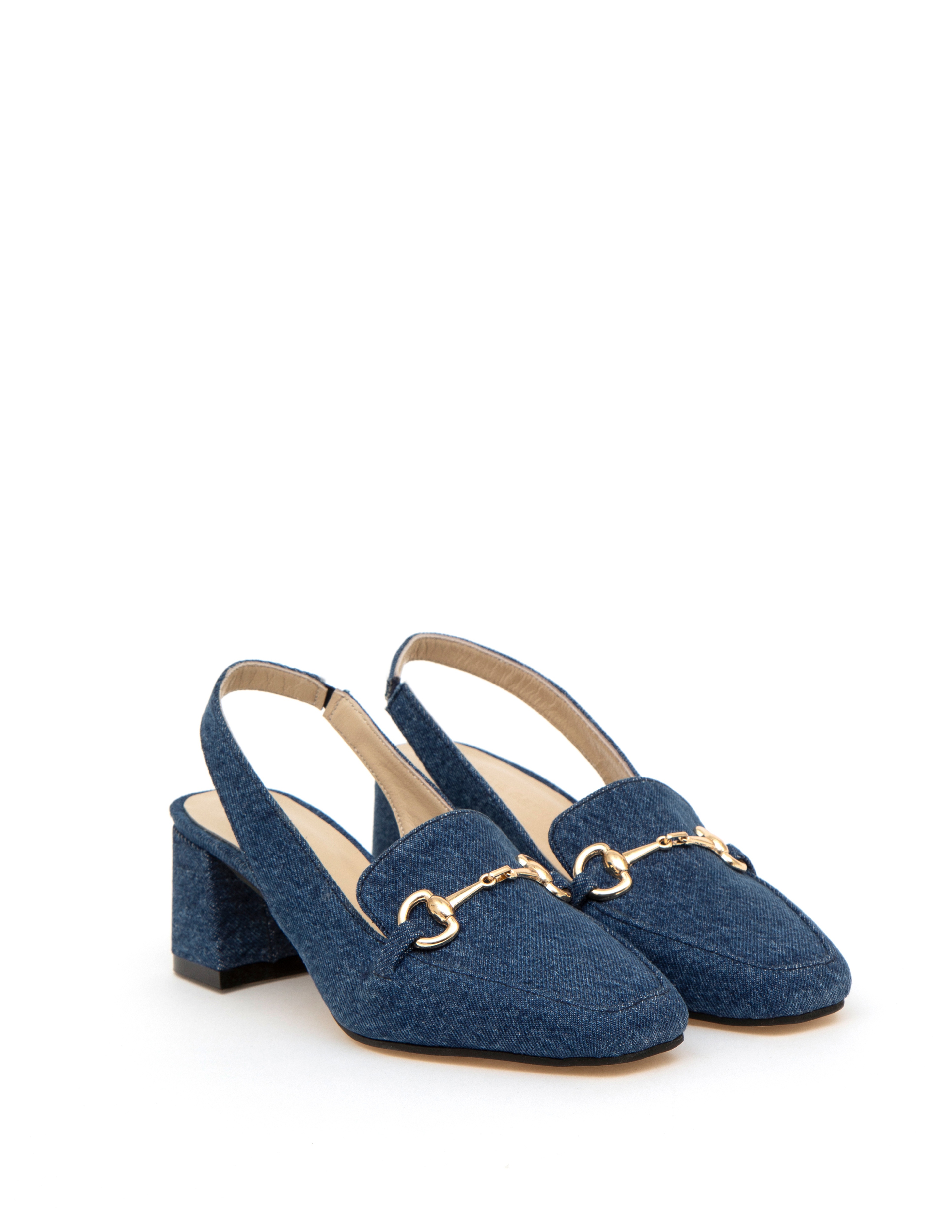 Denim Topuklu Ayakkabı - Image 3