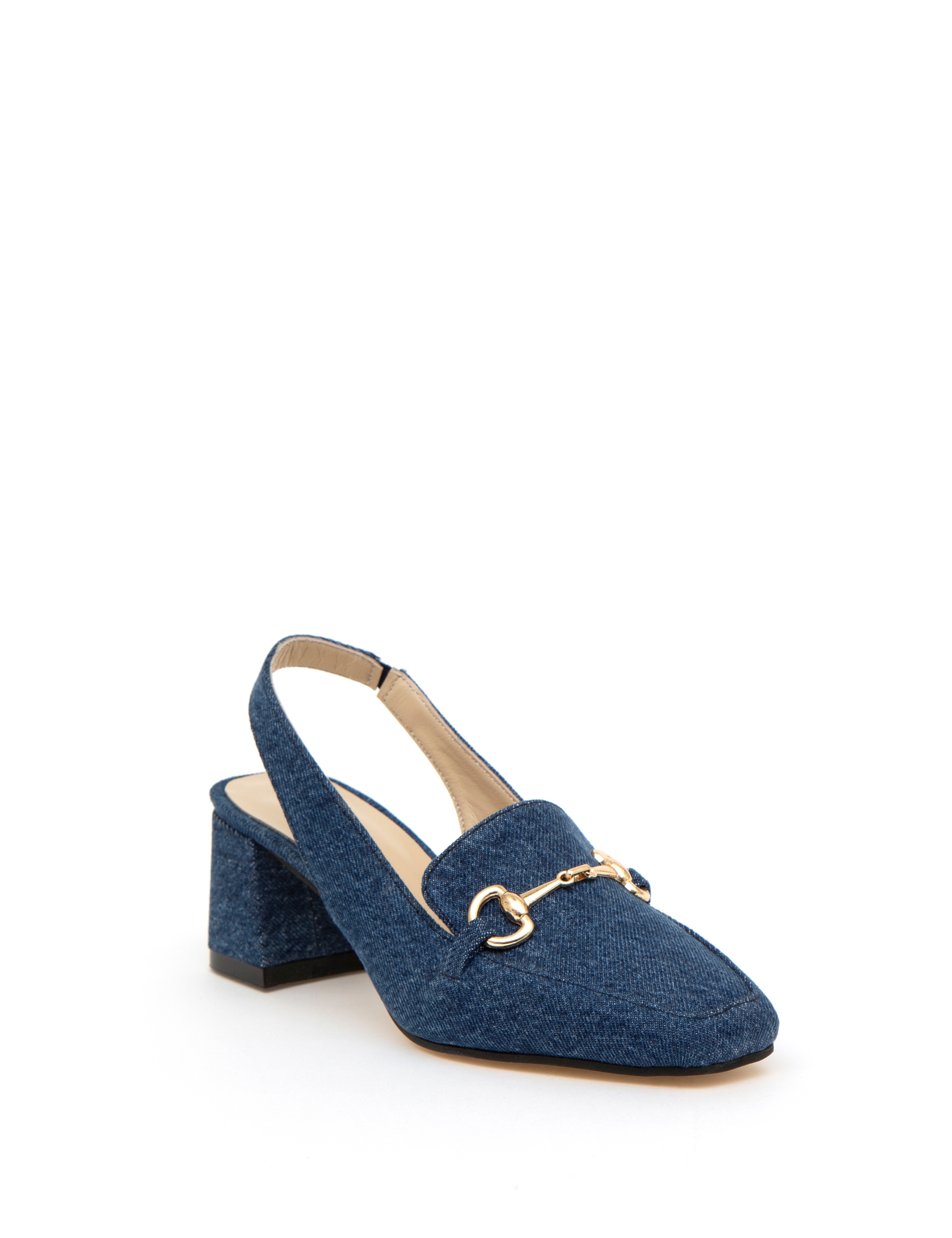 Denim Topuklu Ayakkabı - Image 5