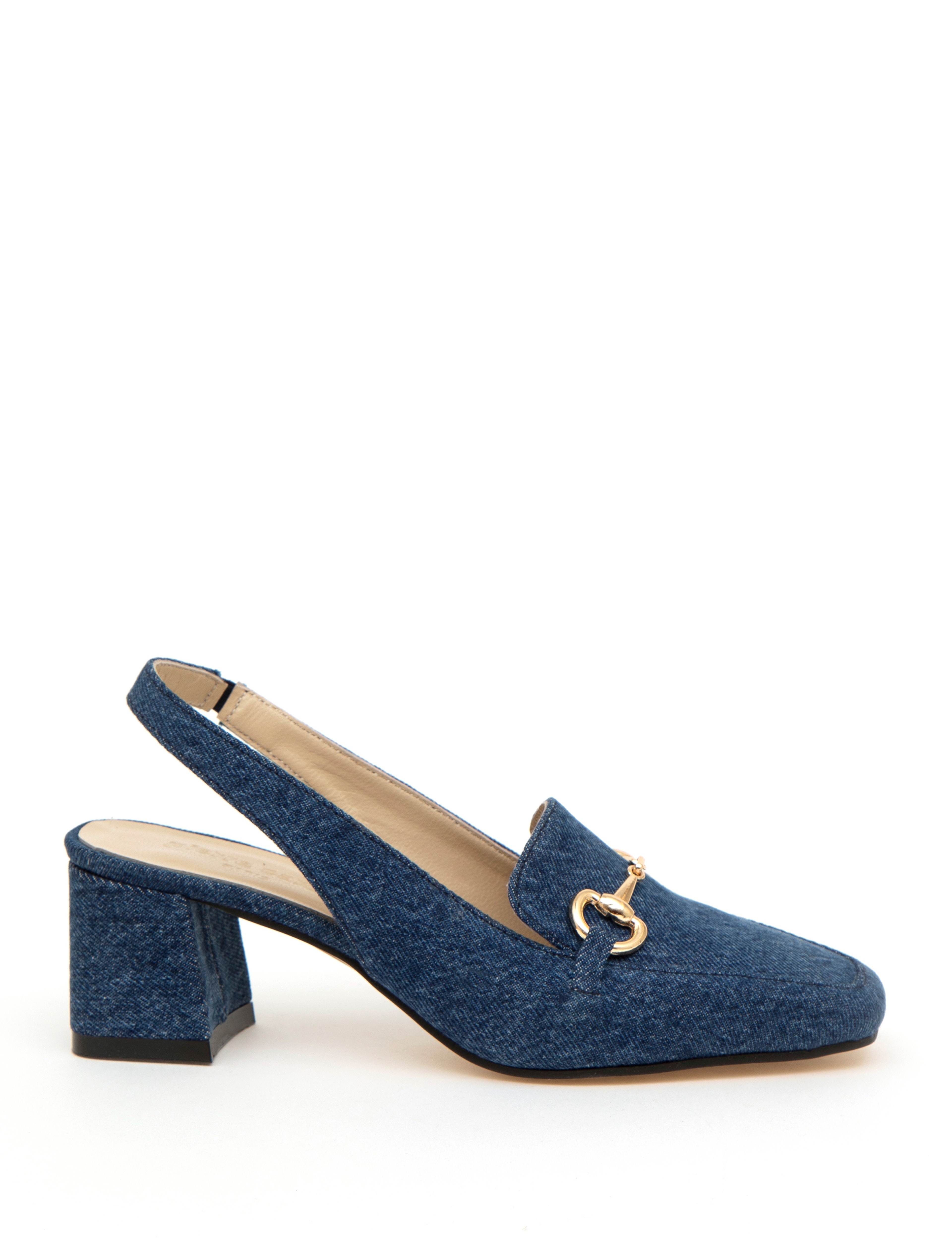 Denim Topuklu Ayakkabı - Image 4