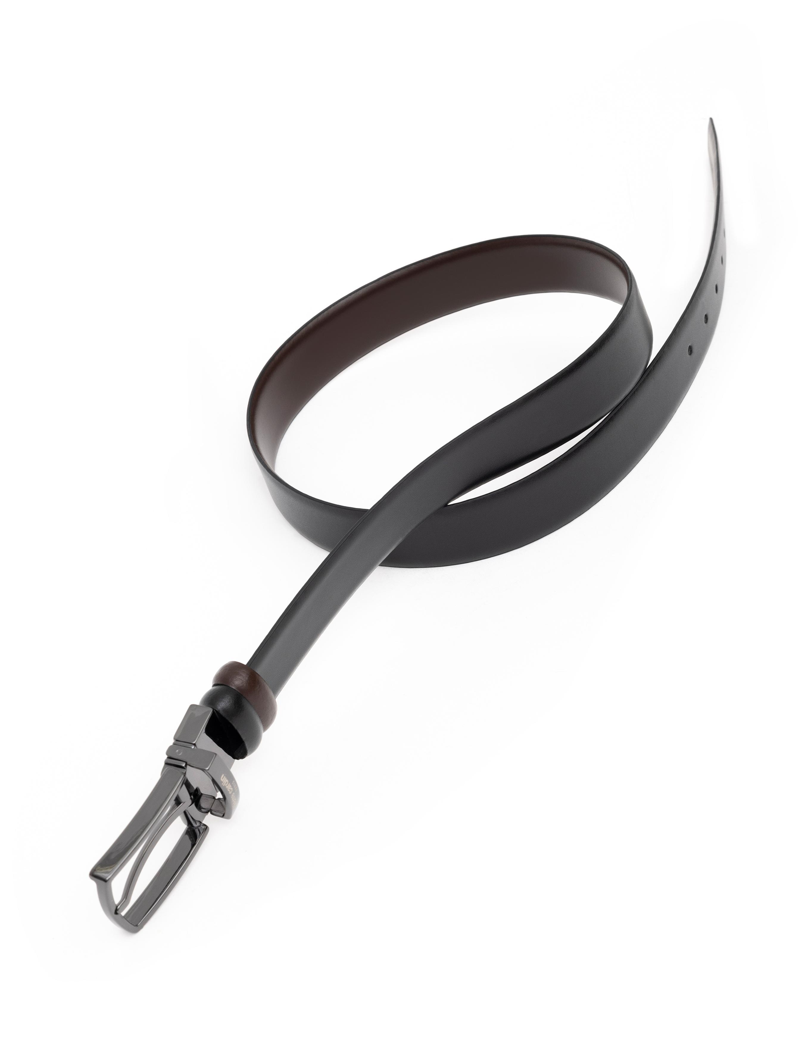 Siyah Çift Taraflı Kemer