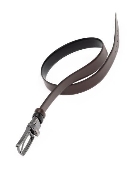 Siyah Çift Taraflı Kemer - 50294386002