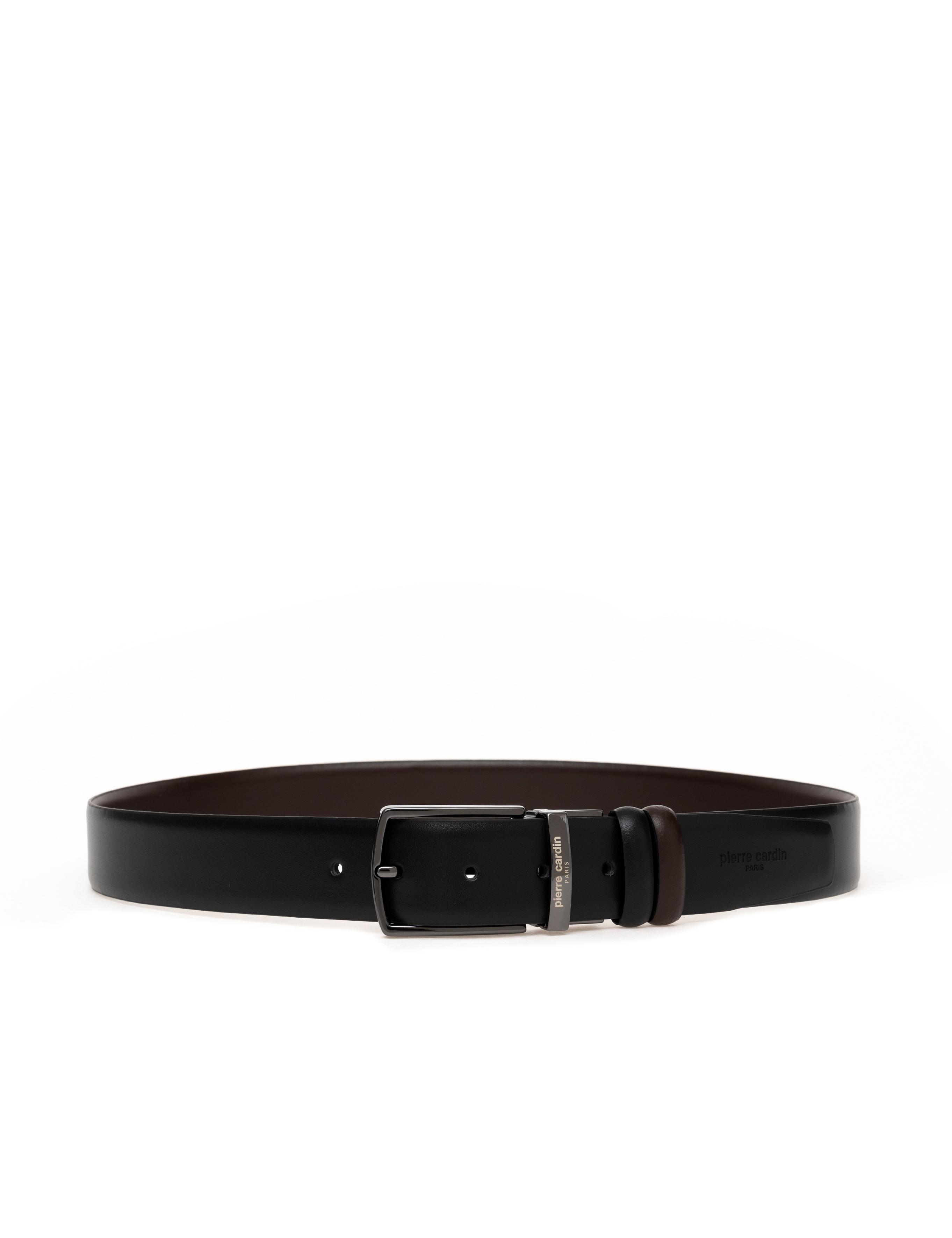 Siyah Çift Taraflı Kemer