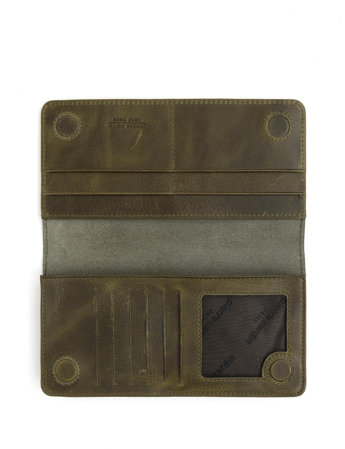 Erkek Haki Deri Cüzdan - 50294627001