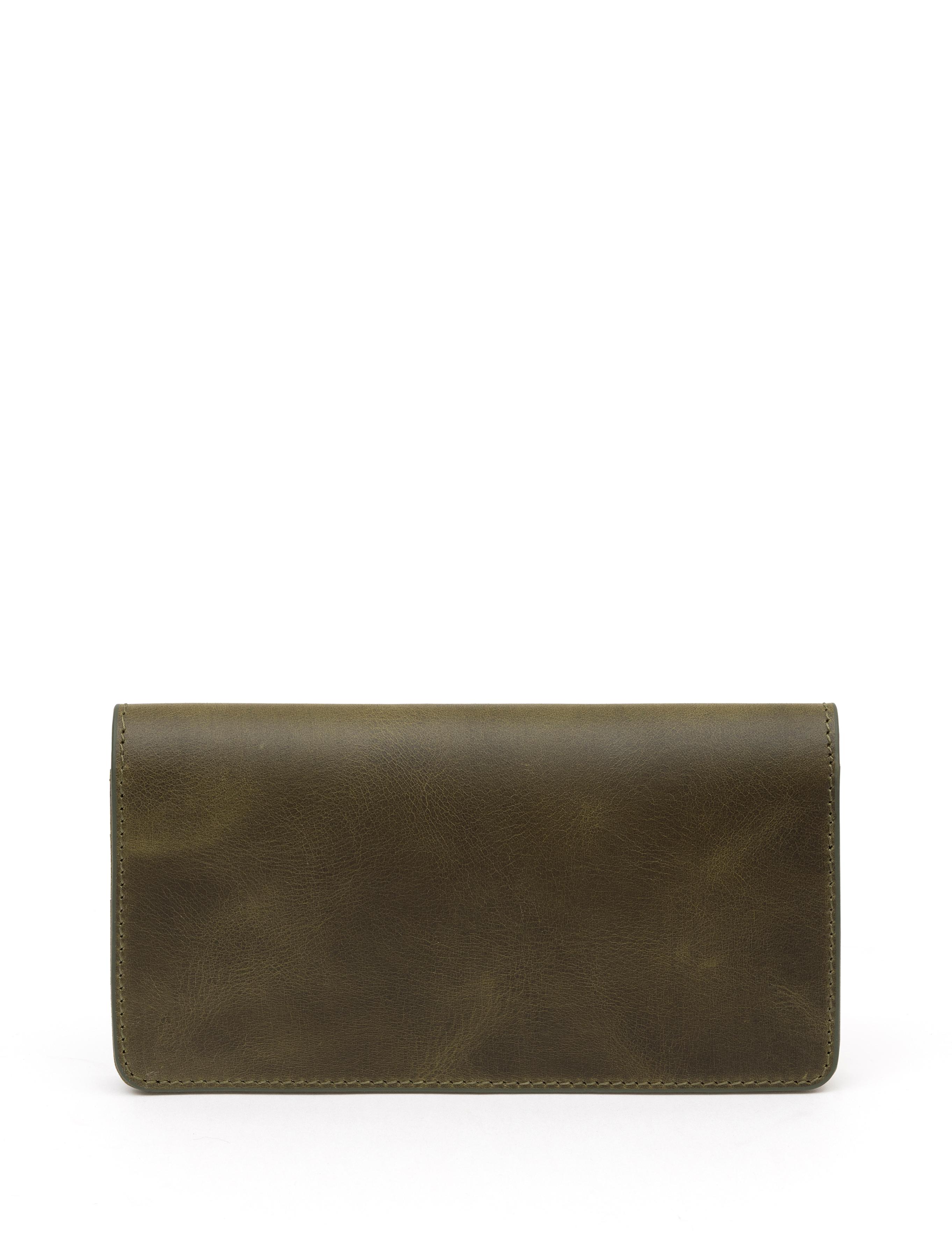 Erkek Haki Deri Cüzdan