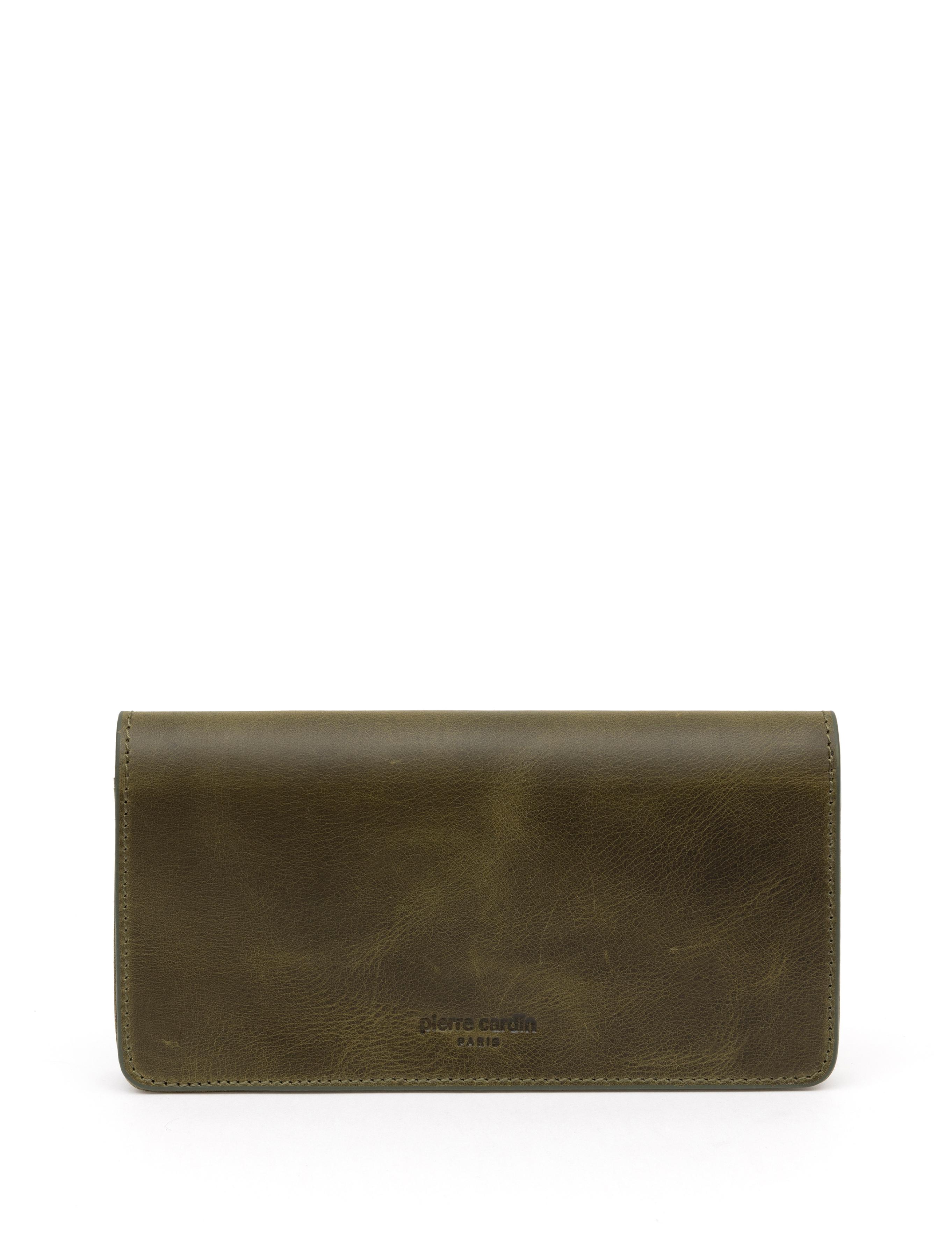 Erkek Haki Deri Cüzdan