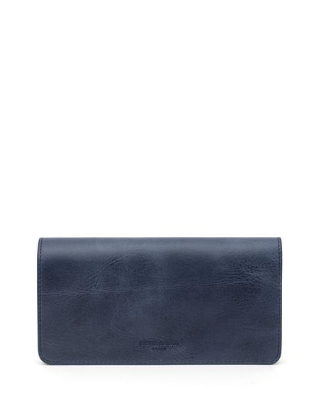 Erkek Lacivert Deri Cüzdan - 50294627003