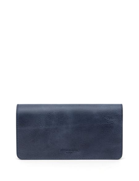 Erkek Lacivert Deri Cüzdan - 50294627003