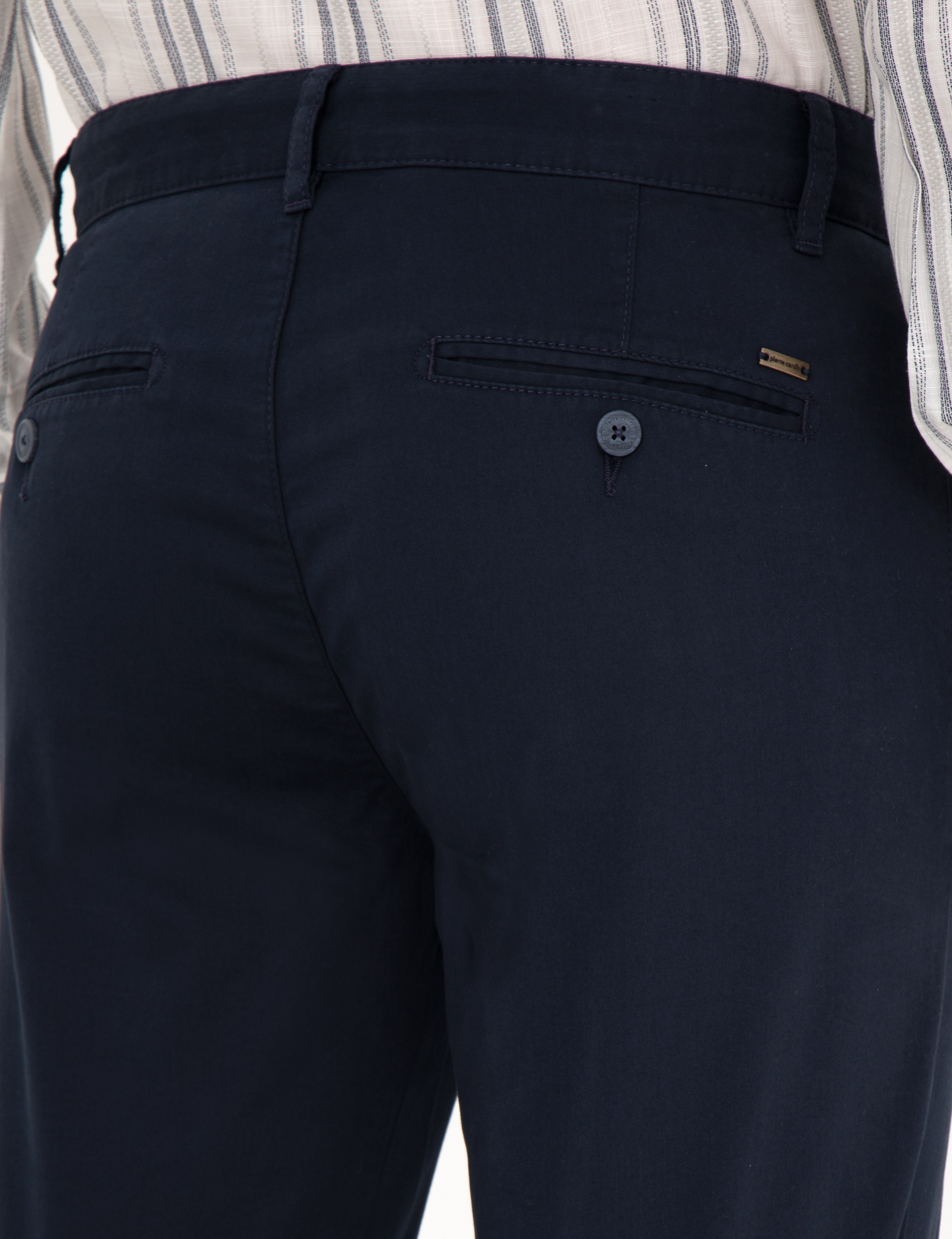 Lacivert Regular Fit Basic Kanvas Pantolon