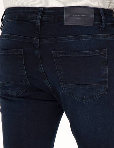 Koyu Lacivert Slim Fit Jean Pantolon