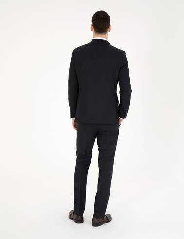 Siyah Slim Fit Takım Elbise