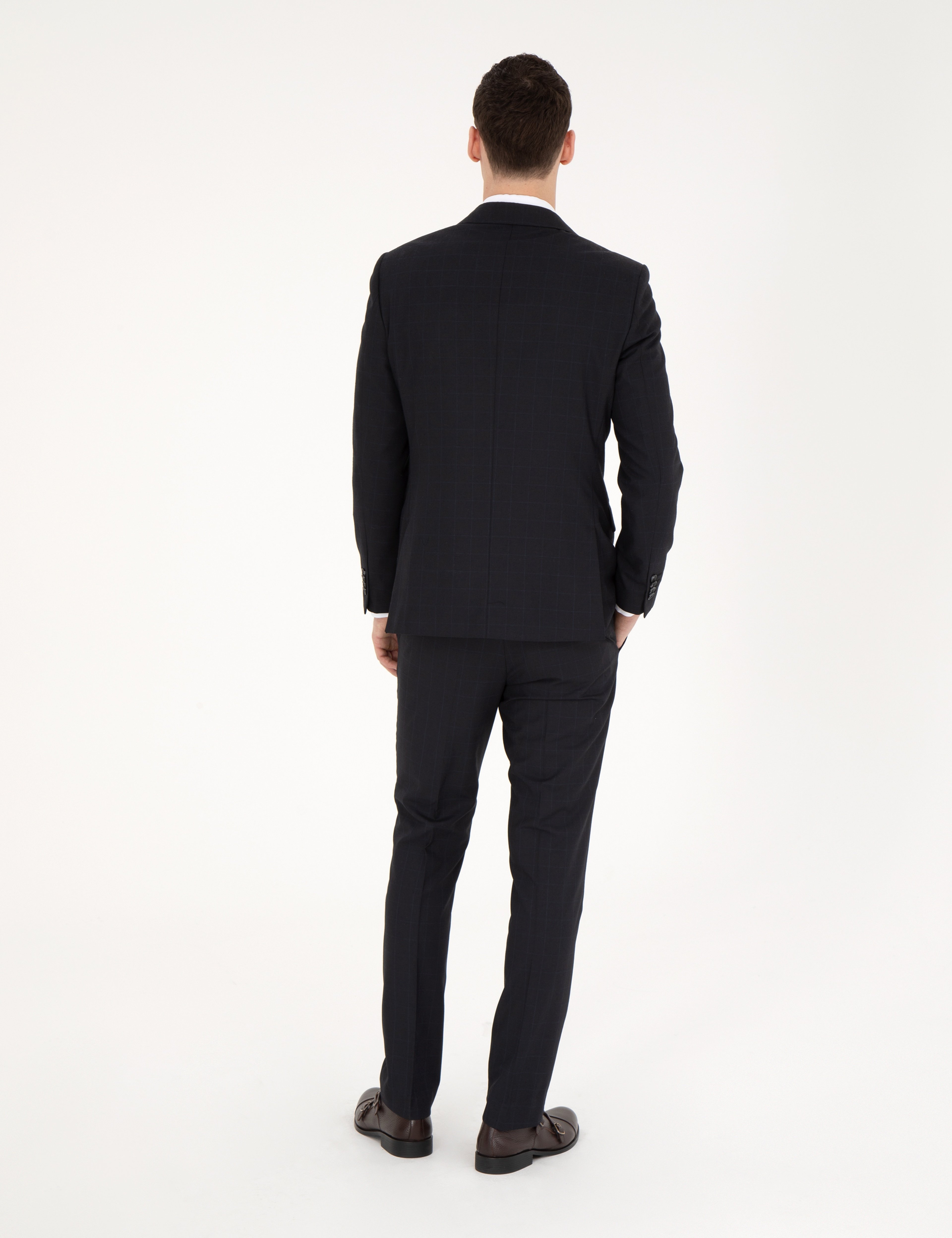 Siyah Slim Fit Takım Elbise
