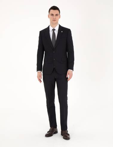 Siyah Slim Fit Takım Elbise