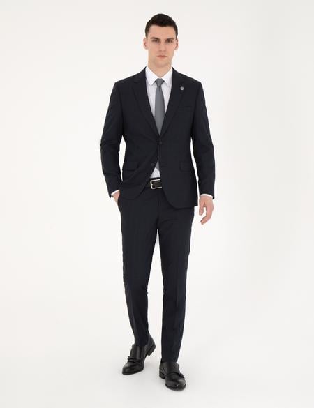 Lacivert Slim Fit Takım Elbise - 50285263041