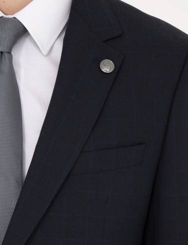 Lacivert Slim Fit Takım Elbise