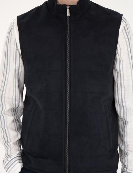 Lacivert Yelek - 50293985008