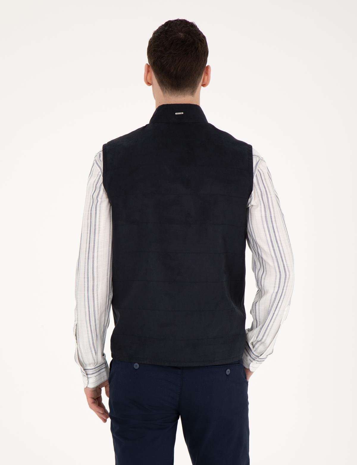 Lacivert Yelek - 50293985008