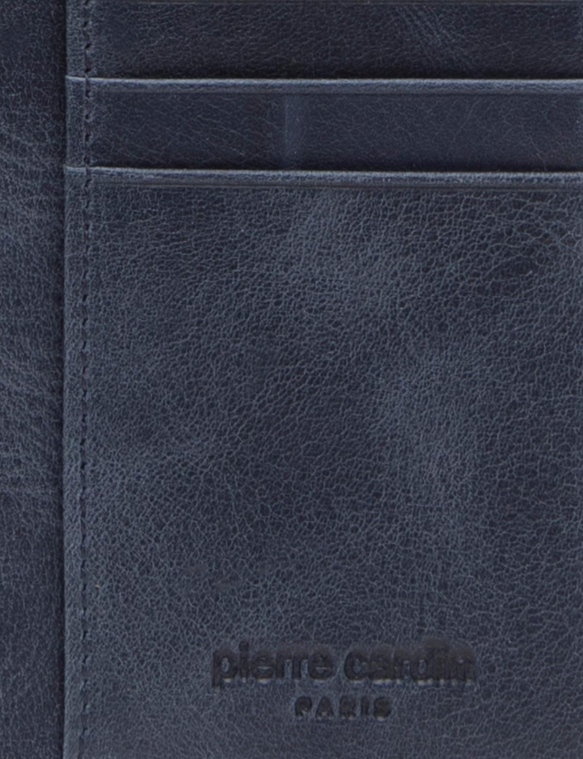 Erkek Lacivert Deri Kartlık - 50289269005